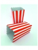 Kutije za popcorn A3 RED STRIPES 3L