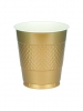Čaše PLASTIC CUPS 355ml:gold 10 kom