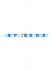 Baner LETTER BANNER 1st BIRTHDAY BLUE