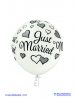 Balon latex B250 Just Married 1 komad