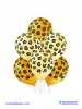 Balon lateks D11 Leopard Spots 6 komada